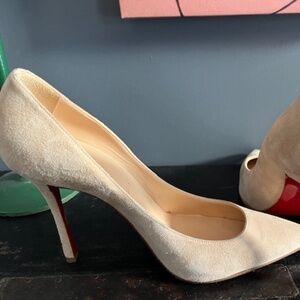 Christian Louboutin Suede Kate Stiletto